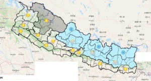 चार प्रदेशमा वर्षाको सम्भावना